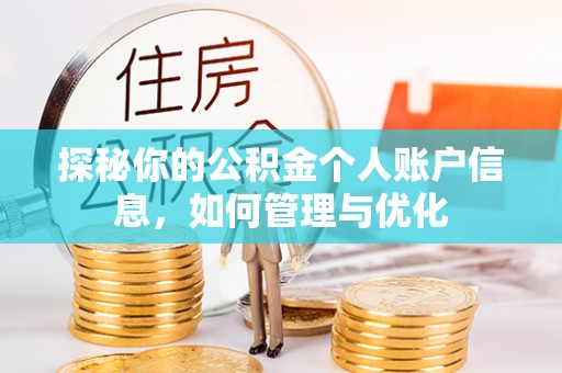 石冈探秘你的公积金个人账户信息，如何管理与优化