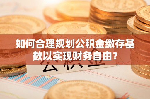 石冈如何合理规划公积金缴存基数以实现财务自由？