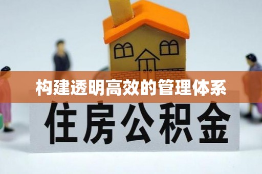 石冈构建透明高效的管理体系