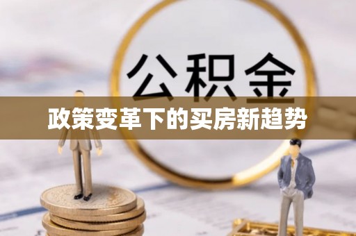 石冈政策变革下的买房新趋势