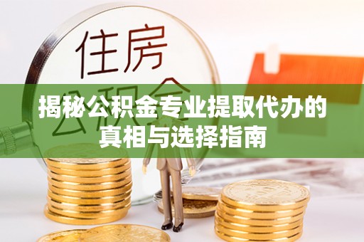 石冈揭秘公积金专业提取代办的真相与选择指南