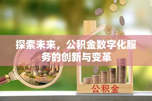 石冈探索未来，公积金数字化服务的创新与变革