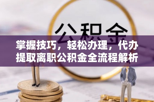 石冈掌握技巧，轻松办理，代办提取离职公积金全流程解析