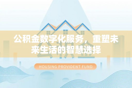 石冈公积金数字化服务，重塑未来生活的智慧选择