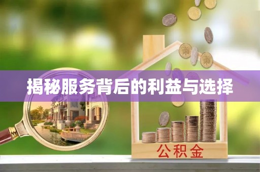 石冈揭秘服务背后的利益与选择